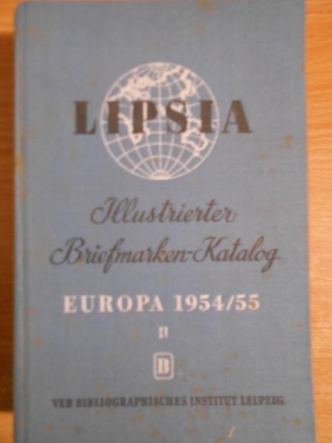 Illustrierter Briefmarken Katalog Europa 1954/55