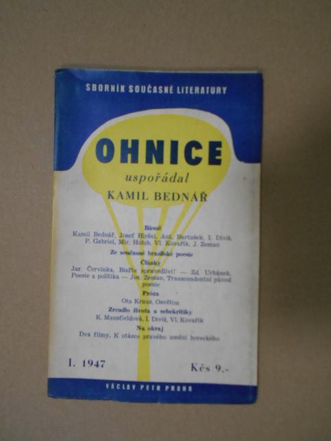 Ohnice I. / sborník současné literatury 