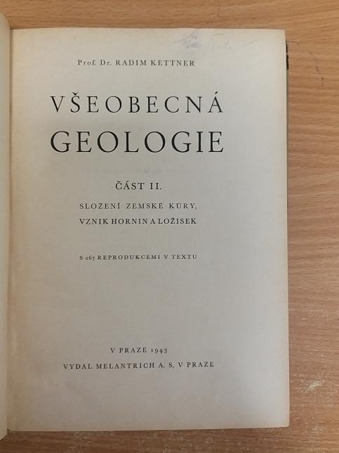 Všeobecná geologie II.