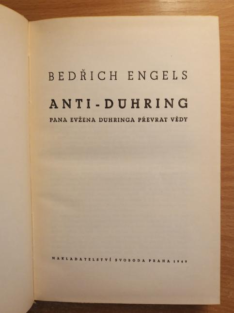 Anti-Duhring: pana Evžena Duhringa převrat vědy