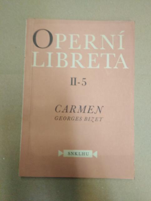 Operní libreta - Carmen 