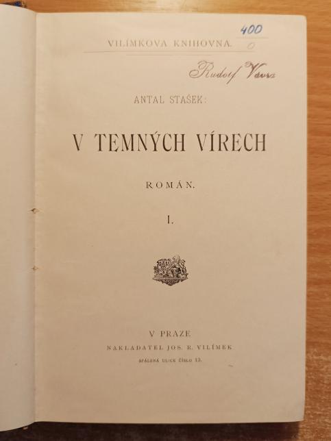 V temných vírech I. - III.