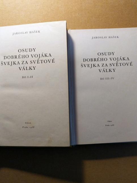 Osudy dobrého vojáka Švejka za světové války I - IV