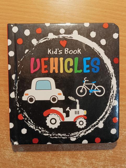 Kids book vehicles