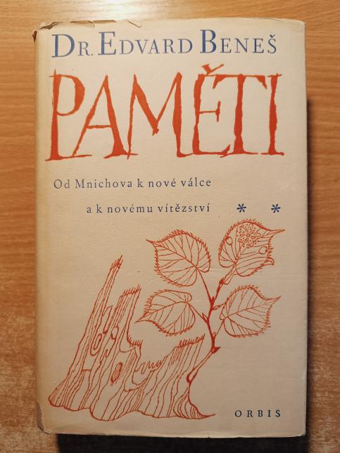 Edvard Beneš: Paměti