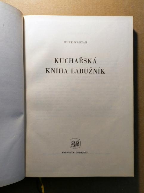 Kuchařská kniha Labužník