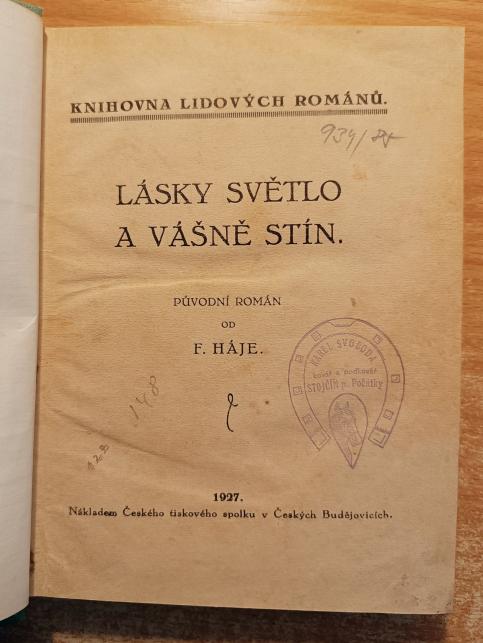 Lásky světlo a vášně stín