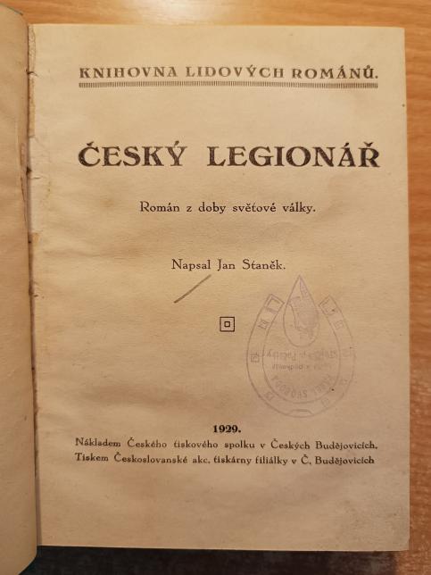 Český legionář