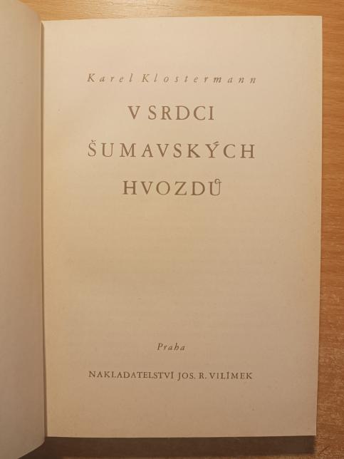 V srdci šumavských hvozdů (11 povídek) vydání