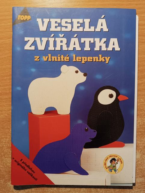 Veselá zvířátka z vlnité lepenky