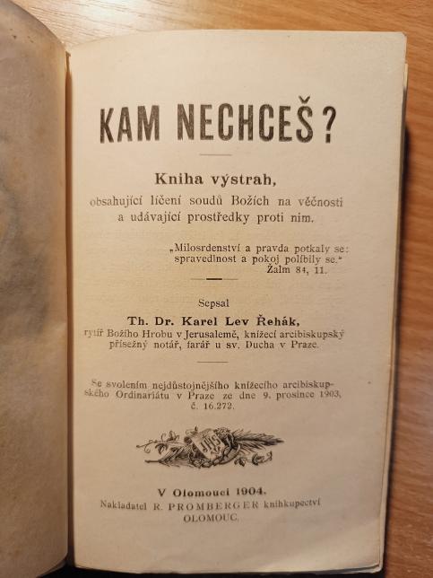 Kam nechceš?